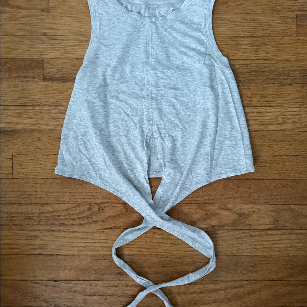 Gray Lululemon Wrap Tank